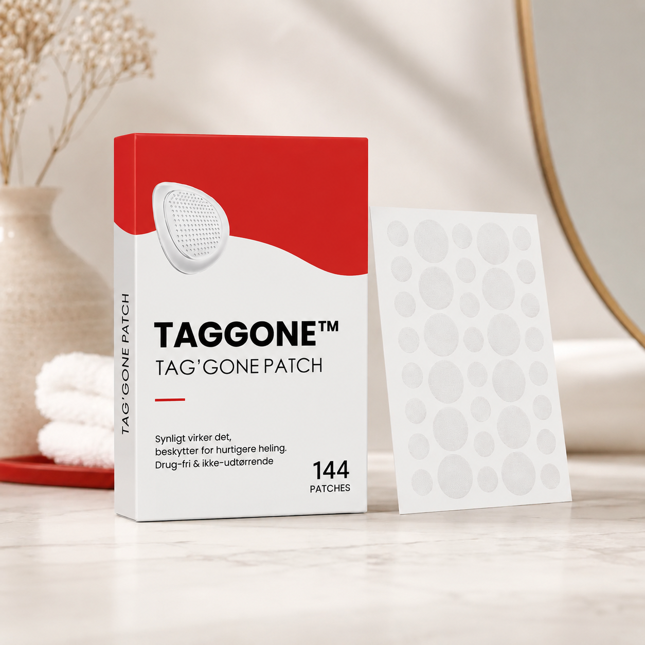 TagGone™ | Mindsker vorter, knopper og pletter synligt inden for få dage.