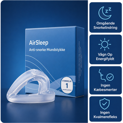 AirSleep™ | Vågn op udhvilet hver morgen – uden generende snorken.