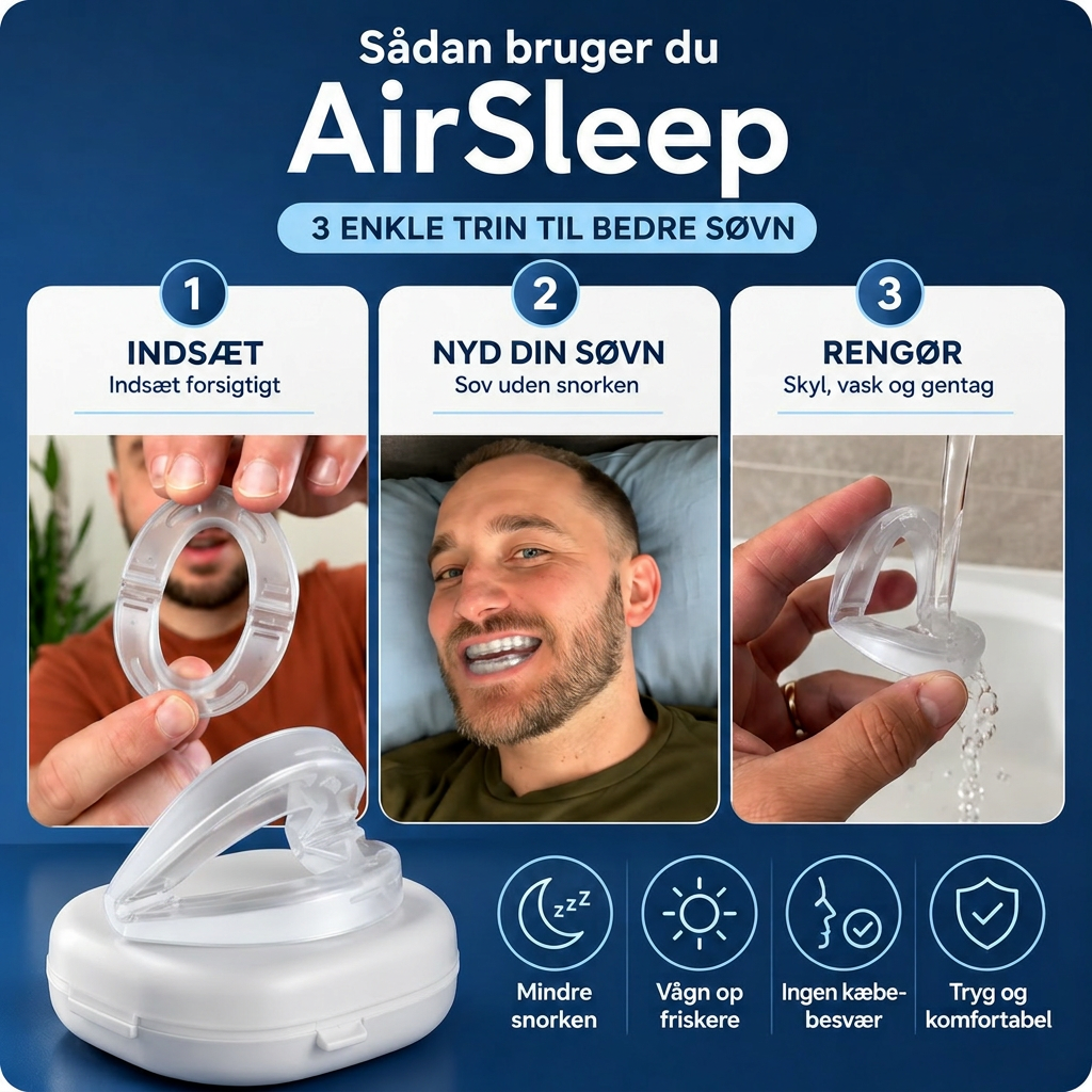 AirSleep™ | Vågn op udhvilet hver morgen – uden generende snorken.