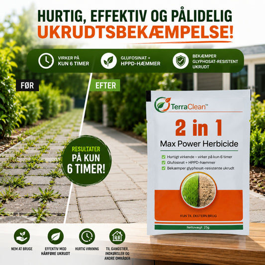 TerraClean™ | 2-i-1 Max Power ukrudtsbekæmper